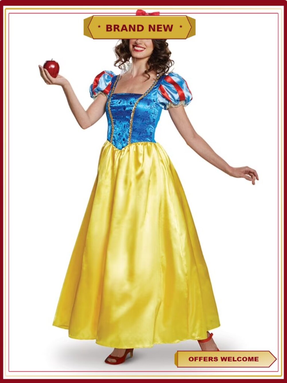 Adult Snow White Halloween Costume Womens Size Small